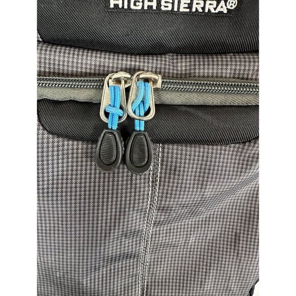 HIGH SIERRA BACKPACK, AQUA/GREY, MULTI-POCKET, 20" X 15", Good COND. - Picture 16 of 16
